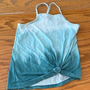 Abercrombie Kids Teal Ombre Knot Camisole
